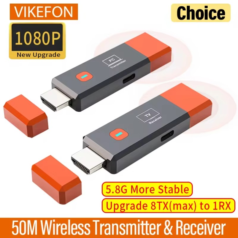Home Cinema Wireless - ไร้สาย HDMI-อะแดปเตอร์วิดีโอเครื่องส่งสัญญาณ Extender TV Stick Dongle